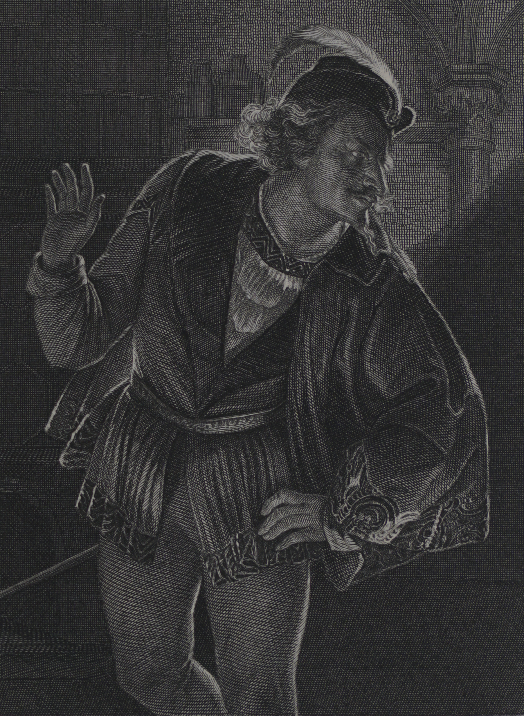 Drawing of Mephistopheles